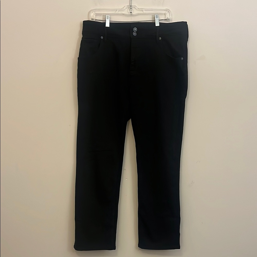 Hudson New Black Straight Leg Jeans Size 14
